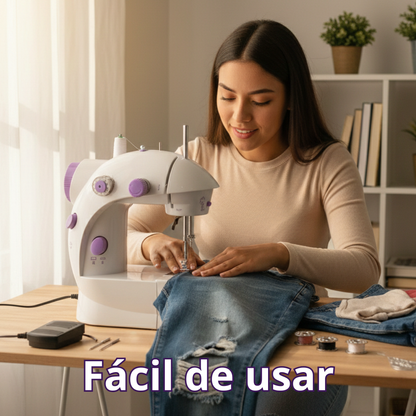 Maquina de Coser - 12 Puntadas Con Tabla 4 en 1 + Kit Costura
