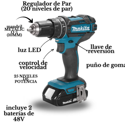 Taladro Inalámbrico Mkt 36v + Maletín